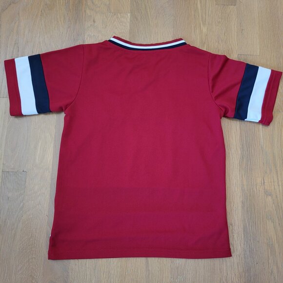 Canadian Hockey Jersey Youth 10 12 Red Olympic Mapleleaf V Neck by Teepee - Picture 5 of 8